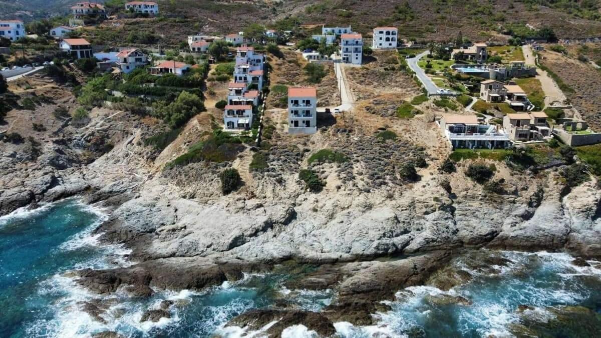 Κοχυλι 2 Με Υπεροχη Θεα Στο Αιγαιο Πελαγος! Lägenhet Armenistis  Exteriör bild